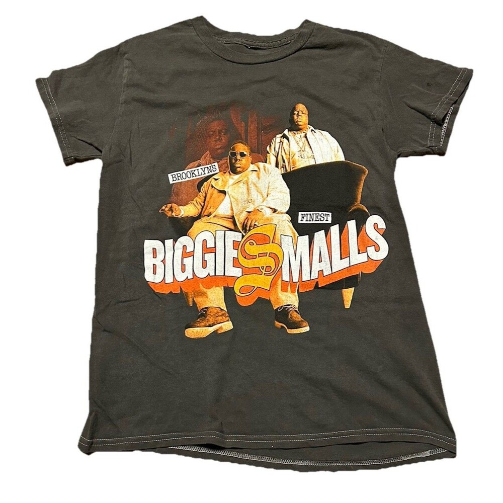 The Notorious B.I.G. Biggie Smalls Tee XS Black Hip Hop Rap Graphic Shirt NWOT